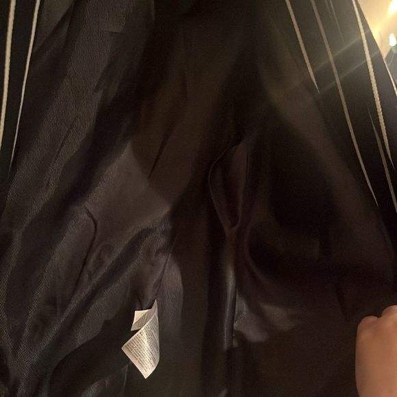 Banana Republic Striped Dark Blue and White Blazer Jacket - Picture 7 of 9